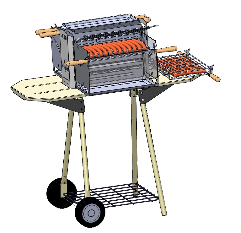 barbecue vertical biogrill