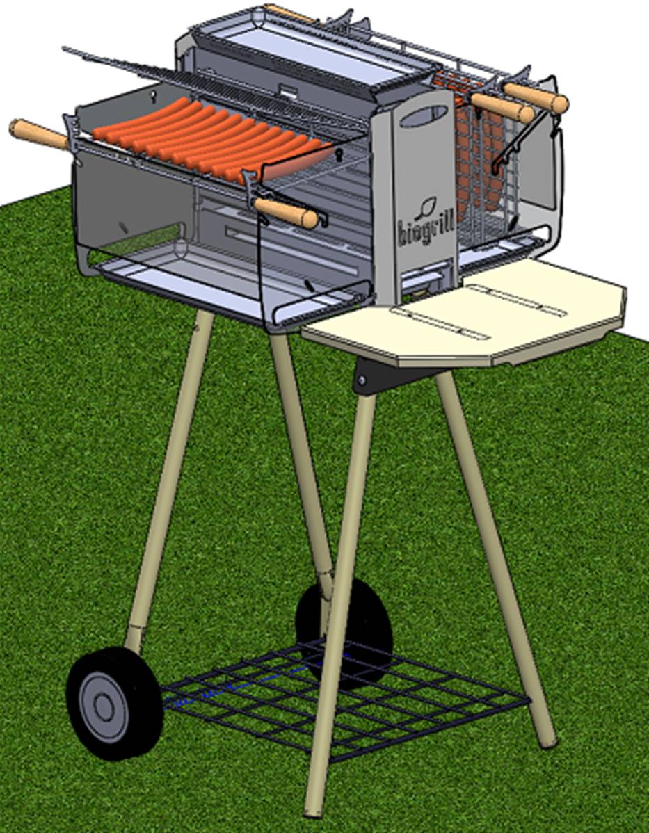 Barbecue Vertical Biogrill