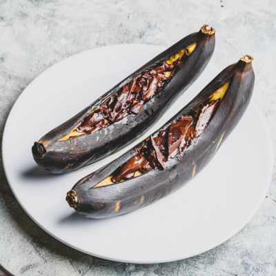 Bananes grilles au chocolat