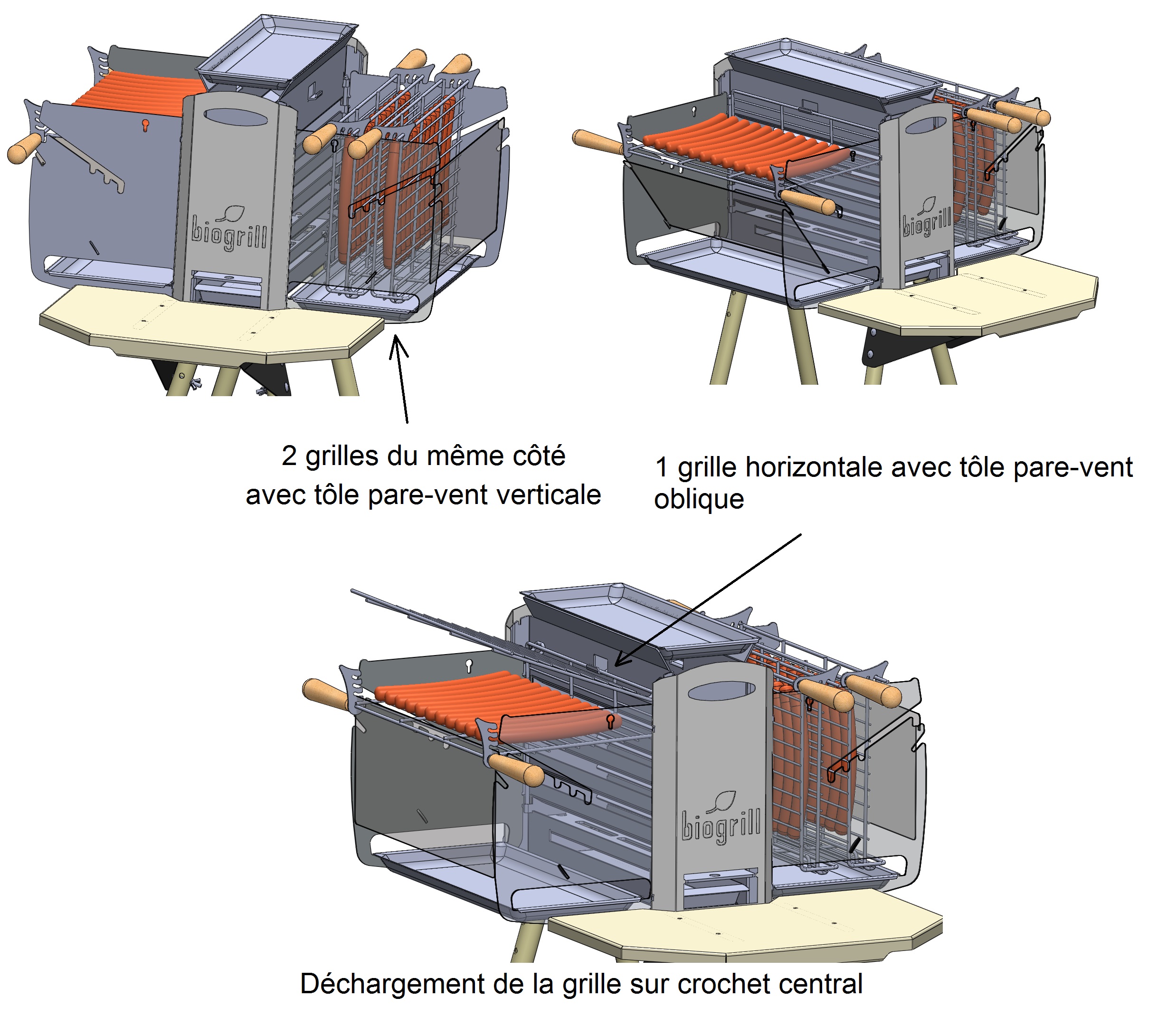 barbecue vertical biogrill